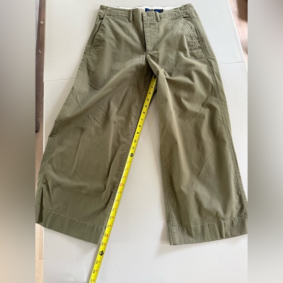Polo Ralph Lauren Wide Leg Ankle Khaki Pants - Picture 4 of 9